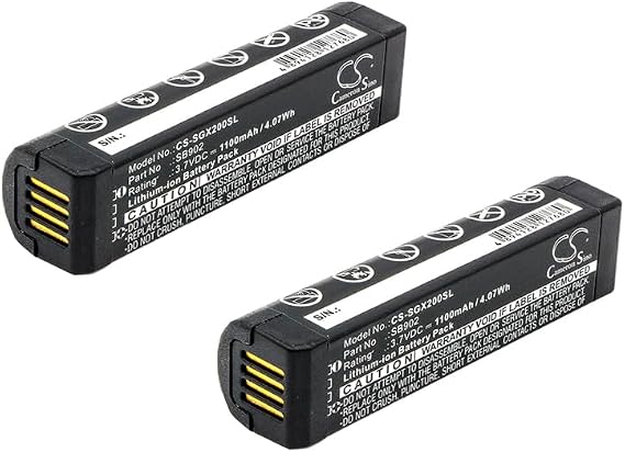 GLXD1 GLXD2 MXW2 GLX-D Digital Wireless Systems Replacement for SB902A SB902 Battery Speaker 3.7V 2- Pcs