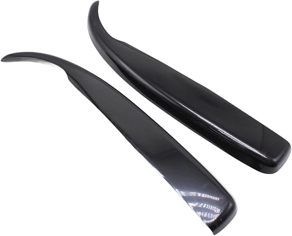 2 Pieces Front Headlight Eyebrows Easy to Install High Performance Head Lamps