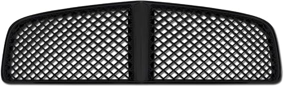 Black Luxury Sport Mesh Front Hood Bumper Grill Grille Performance Exterior Direct Bolt-On Replacement Compatible with 2005-2010 Dodge Charger Models