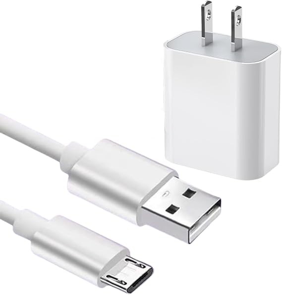 Replacement Charging Cable for Simplehuman Sensor Makeup Mirror Most Old Model 5" 8" Round Illumination Cosmetic Mirror Charging Cable - 6.6ft Note: Micro USB Port Only