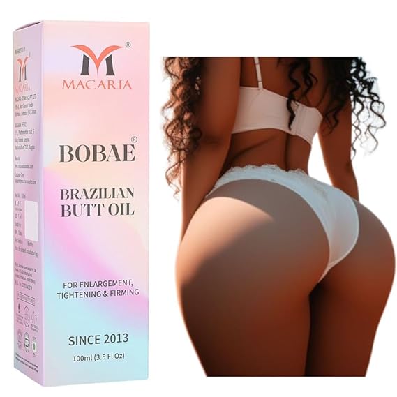 MACARIA Bobae Brazilian Butt Enhancement Oil For Hips Enlargement For Wopmen & Girls