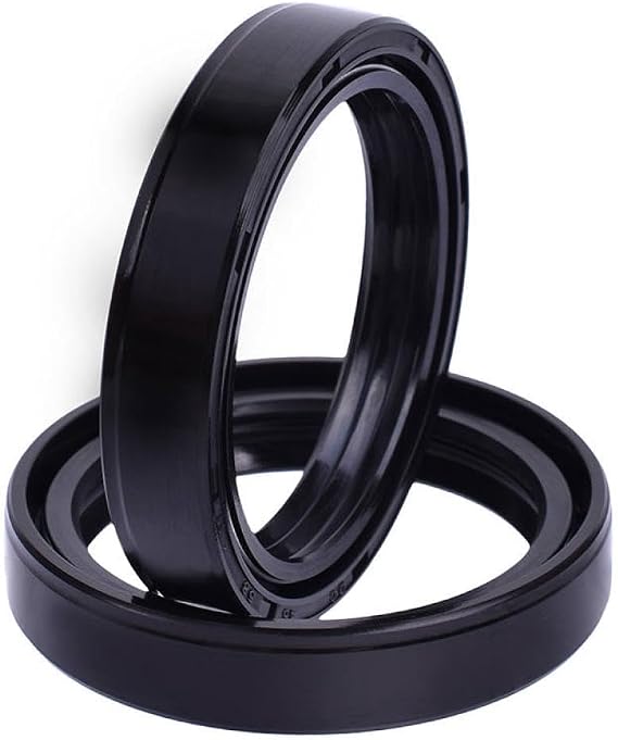 46X58X11 46X58X11 Fork Oil Seal And Dust Cover Compatible With 125cc 250cc Dirt Bike Models 1996-2015 Including YZ WR Street Legal Versions(2pcs Oil seal)