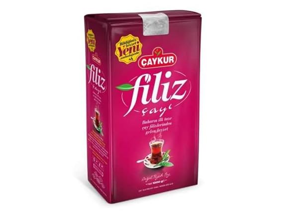 CAYKUR Filiz Black Tea, First Harvest Golden Tips, Loose Leaf Premium Tea, Best Flavor 1000g / 35.2 Oz