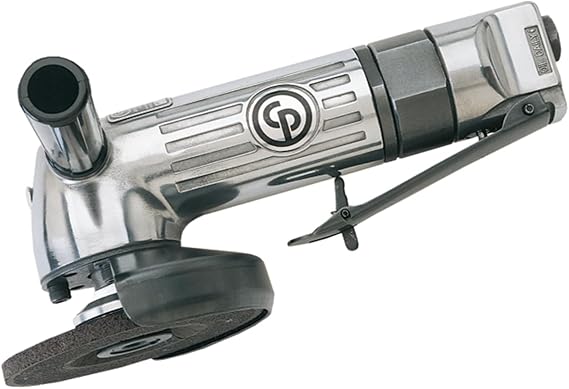 Chicago Pneumatic CP854 - Air Die Grinder Tool, Welder, Woodworking, Automotive Car Detailing, Stainless Steel Polisher, Heavy Duty, Right Angle Grinder, 4 Inch (100 mm), 0.7 HP / 520 W - 13000 RPM, Black