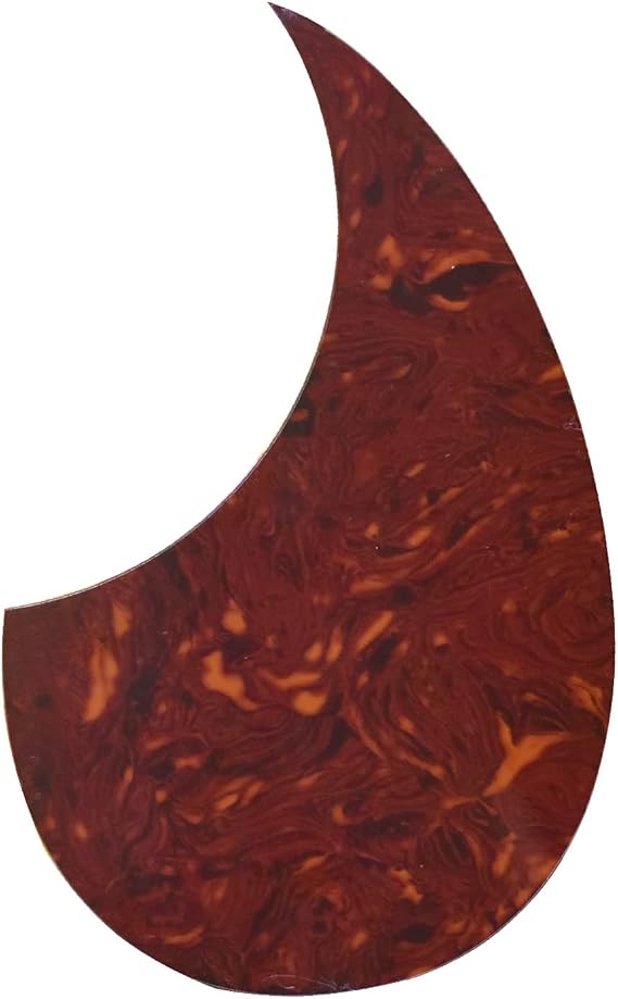 Acoustic Guitar Pickguard fit for Martin 000,OM18,28 Models, Travel Guitars, Right Handed, Tortoise - Coffee