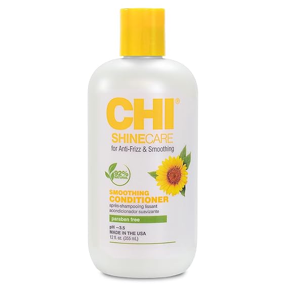 CHI ShineCare Smoothing Conditioner, Transforms Dull Hair, 12 Oz