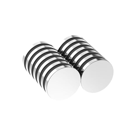 Super Powerful Rare Earth Magnets-N42,NiCuNi,1.0" D x 1/8" H - 14 Pack, Heavy Duty Strong Neodymium Disc Magnets for Fridge, DIY, Building, Scientific, Craft, Office,1.0" Dia x 0.125" Thick Magnets