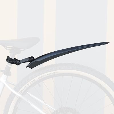 Bike Rear Fender Mudguard Full Cover Thicken Widen Adjustable Mudflap for MTB & Road Bike