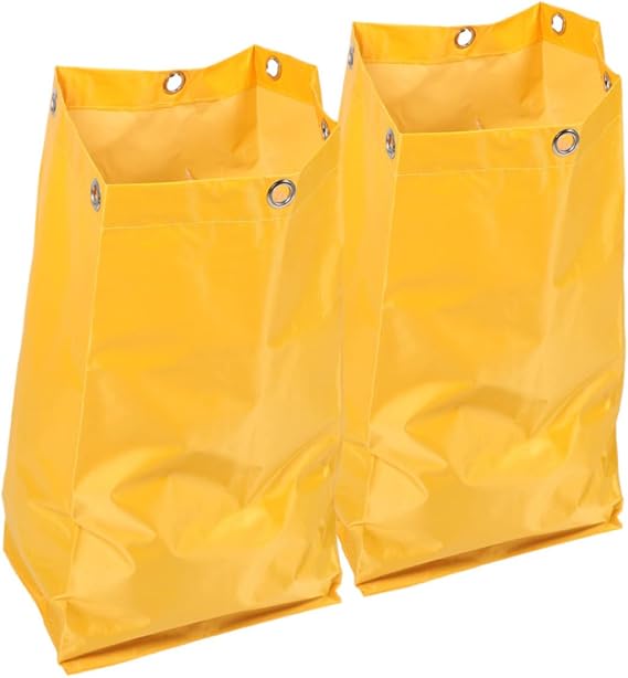 2 Pack Canvas Cleaning Cart Pouch Replacement Janitorial Bags