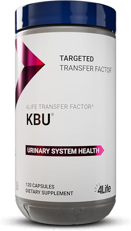 4Life Targeted Transfer Factor - KBU - Urinary Supplement with Cranberry, D Mannose, Blueberry, Juniper, Dandelion, for Kidney Bladder Health - 120 Veggie Capsules