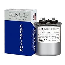 5 uF 440VAC Oval Run Capacitor, Compatible Replacement for Mars 14029