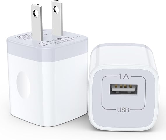 5V 1A Power Adapter Fast Charging Block for Samsung Galaxy A17/A16/A15/A14/S25 Ultra/S25/S24/S23/Z Flip 7 Z Fold 7,Single Port USB C Wall Charger Cube Box Power Adapter Android Phone Wall Plug Outlet