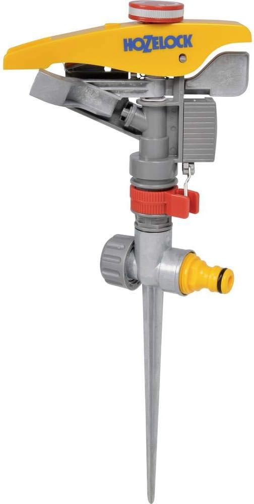 Hozelock - Pulsating Sprinkler Plus 450 m2 : Large-Area Spray Sprinkler, Fully Adjustable, Water Small to Large Circles, Perfect for Lawns and Established Plants [2550 0000]