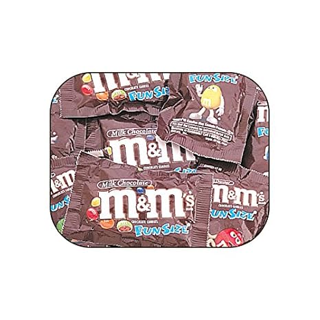 M&M's Candy Fun Size Packs - Milk Chocolate: 5LB Bag