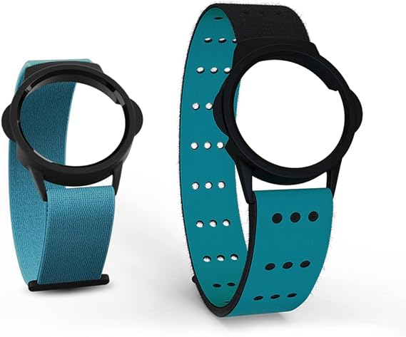 MYZONE MZ-Switch Replacement Arm & Wrist Straps, Aqua