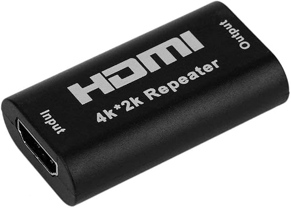 4K UHD HDMI Extender - Female to Female HDMI Repeater for Oculus Rift and More - Up to 40 Meters Lossless Transmission-A