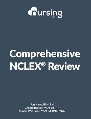 Comprehensive NCLEX Book [458 Pages] (2020, review for nursing students, full-color, content + practice questions + answers + cheat sheets)