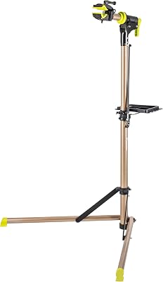 Kilimanjaro Bicycle Repair Stand Heavy-Duty Bike Maintenance Stand with 100 lb Capacity, Adjustable Clamp, Foldable Aluminum Frame, 360 Magnetic Tool Tray & Anti-Roll Handlebar Rod 910533ECE