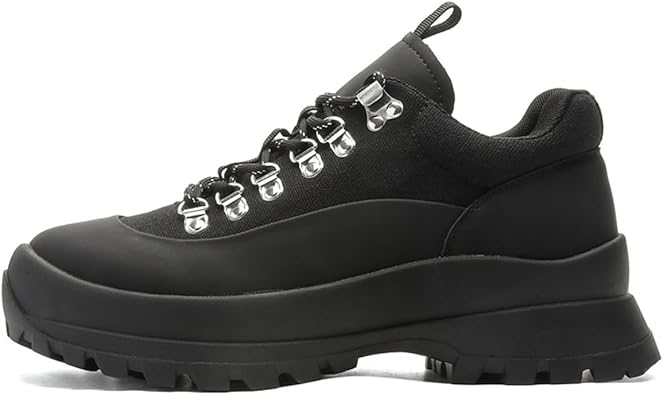 Men's Hiking Shoes Casual Non-Slip Chunky Sneakers Outdoors Walking Trekking Camping Shoes