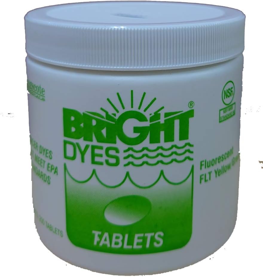 Dye Tracer Tablet, Fl Blue, PK200