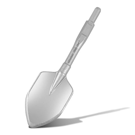 MonkeyKingBar- 18 Inch Clay Spade Shovel Chisel for Heavy Duty Jack Hammer Drill Bit -(30MM) Shank Hammer with Hex Shank for Digging Soil
