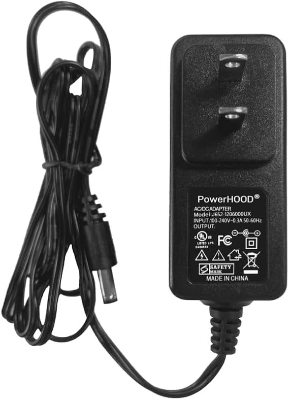 12V AC/DC Adapter Compatible with PETKIT Self Cleaning Cat Litter Box PuraMax P9902 PuraX P9901 Model TEKA-TD120200XX Smart Cat Litter Box 12VDC 12 Volt Power Supply Cord Charger Cable PSU
