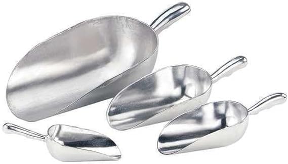 Crestware 12-Ounce Cast Aluminum Scoop