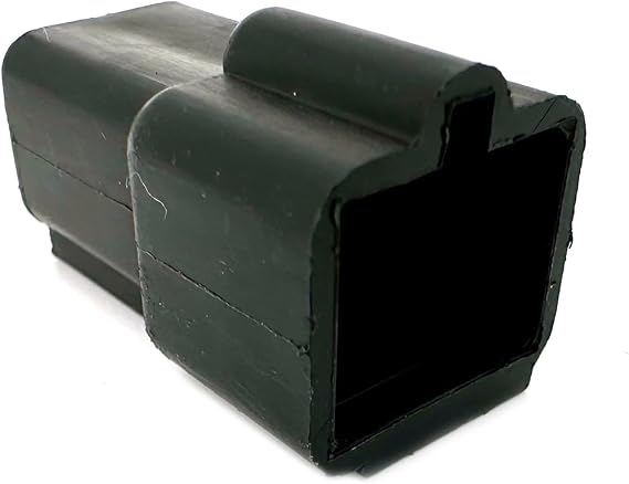 Grasshopper Mower PAC2977763 2-Way Connector, OEM Replacement Part, Male Terminal, 2 Row Crimp Termination Style, Polypropylene (PP) Black, 1 x 0.5 x 0.25
