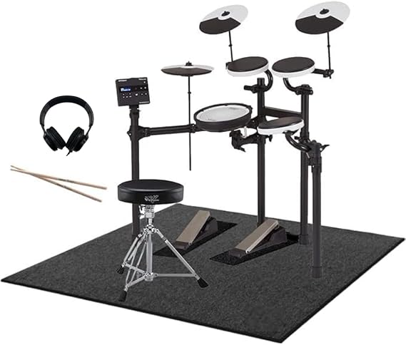 Popular No. 1 Roland TD Series Ready to Use Roland V-Drums Electronic Drum Set TD-02KV, 2 Cymbal