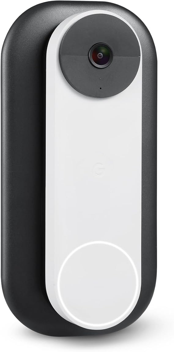 Wasserstein Wall Plate for Google Nest Doorbell (battery) - Made for Google Nest
