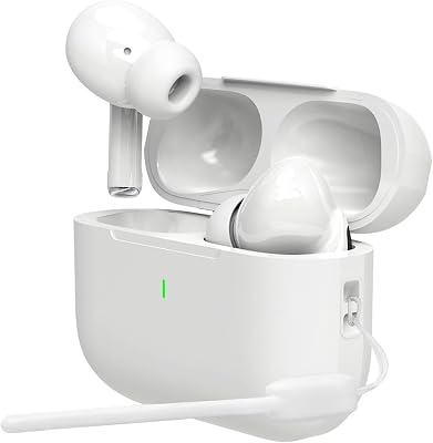 Wireless Earbuds, Bluetooth 5.3 Ear Buds Headphones,Deep Bass Stereo Sound,Mic Noise Cancelling,30Hrs Playtime,Lightweight in-Ear Earphones for iPhone Android Sports Workout