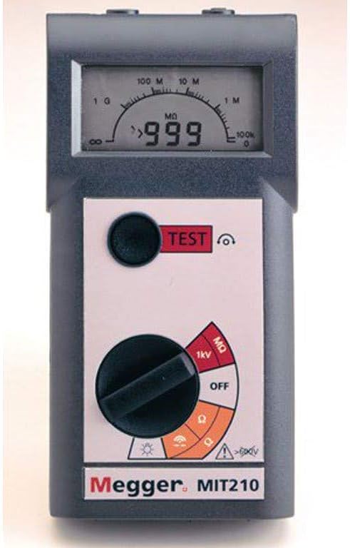 Megger MIT210-EN - 1000V Digital/Analog Insulation and Continuity Tester