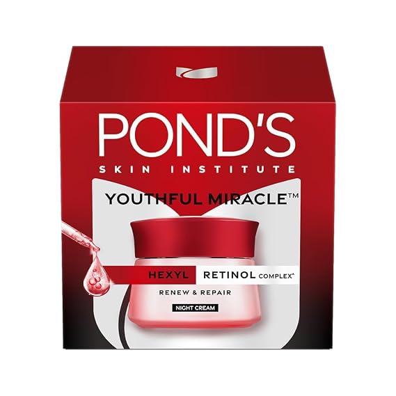 Pond's Age Miracle | For Youthful Glow Day Cream | With 10% Retinol - Collagen B3 Complex | 12g ( 0.42 Ounce )