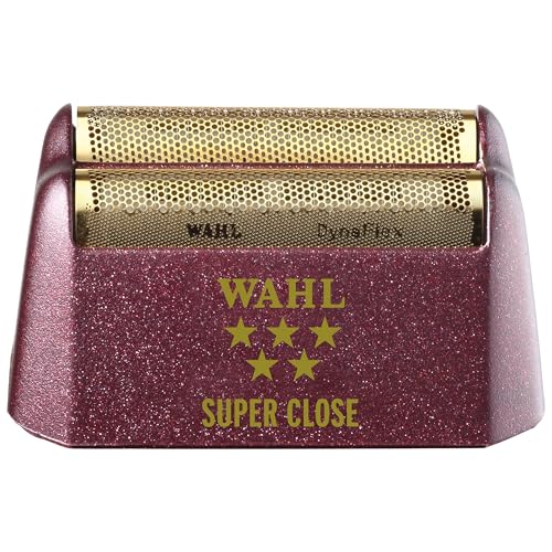 Wahl Professional 5 Star Series Shaver Shaper Replacement Foil, Super Close Shaving, Hypo-Allergenic Gold