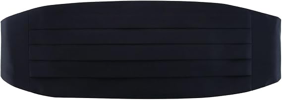 Trafalgar Men's Sutton Solid Color Silk Cummerbund