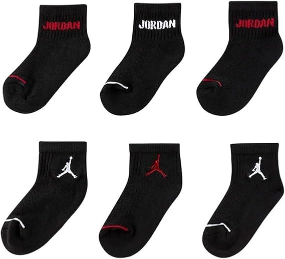 Jordan Kids Legend Ankle 6-Pack (Infant/Toddler/Little Kids/Big Kids)