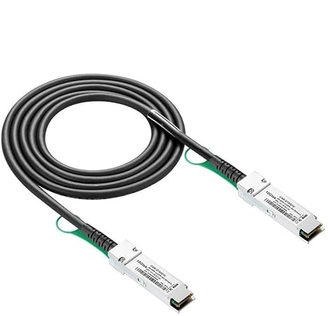 10Gtek 40G QSFP+ DAC Cable - 40GBASE-CR4 Passive Direct Attach Copper Twinax QSFP Cable for Mellanox MC2206130-00A Devices, 0.5-neter(1.64ft)