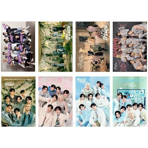 Posters,8 Sheets Wall Poster Room Decoration 16 X 11Red