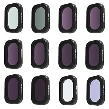 Coyktonty Osmo Pocket 3 Filter,Lens Filter Kit for DJI Pocket 3,Waterproof Magnetic Design (UV+CPL+ND8 16 32 64 256 1000+NDPL 32/64+Star+Night)