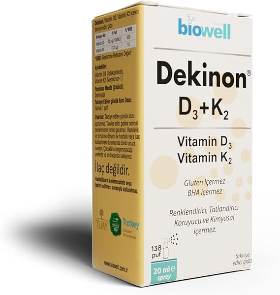 Dekinon Biowell D3+K2 20 Ml Sprey