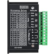 TB6600 Stepper Motor Driver,4A 9-42V TB6600 32 Subdivision for Nema 17/23 Stepper Motor Driver CNC Controller Single Axes Hybrid Stepper Motor