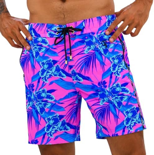 Tucann Mens Trunks 7 Compression Liner Quick Dry Zipper Pocket Chlorine Resistan 4 Way Stretch Swim Shorts for Men