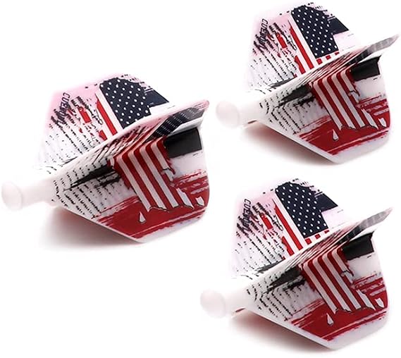CUESOUL TERO AK4 Dart Flights Standard Shape US Flag Design