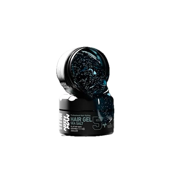 nishman Professional Hair Styling Hair Gel 5+ Sea Salt Ultra Hold
