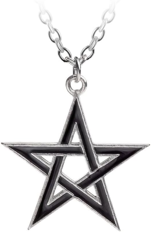 Alchemy Black Star Pendant Gothic