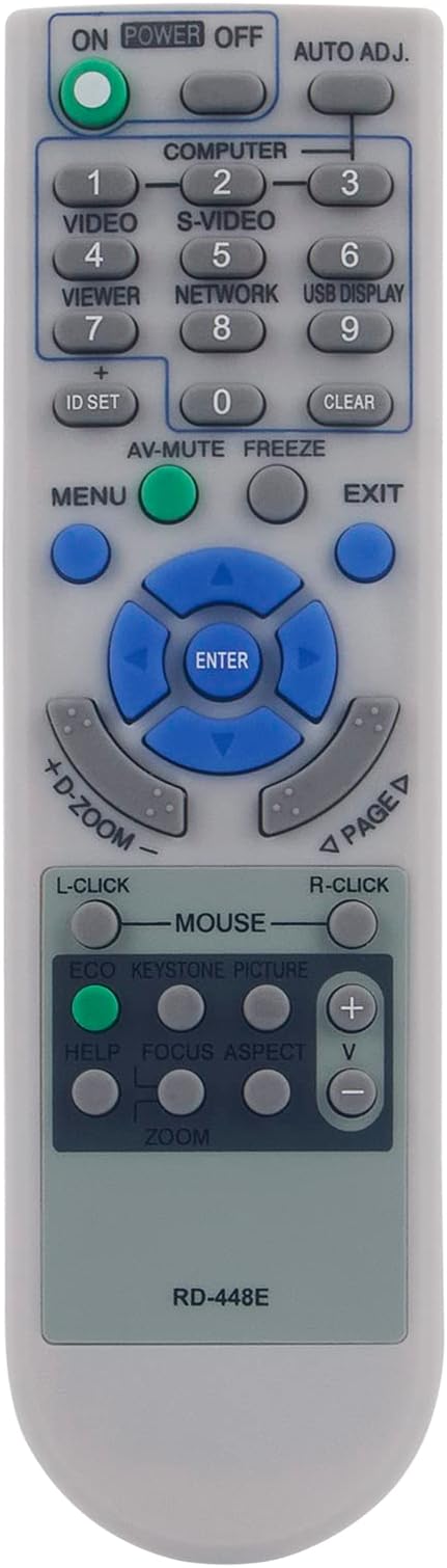 RD-448E Replaced Remote Control Fit for NEC RD-448E RD448E Projector