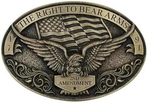 Montana Silversmiths 2nd Amendment Series Attitude Western Belt Buckle