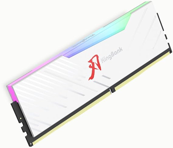 KingBank RGB Desktop Computer Memory Ram DDR4 8GB 3200MHz 1.35V CL16 with Heatsink for Desktop Computer Gaming/Office/PS
