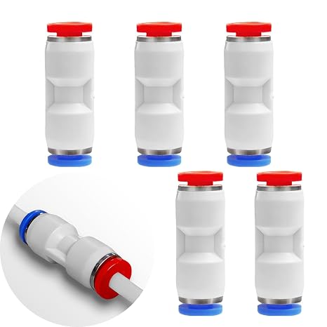 5 pcs Teflon Feed Tube Connector for 3D Printer 
