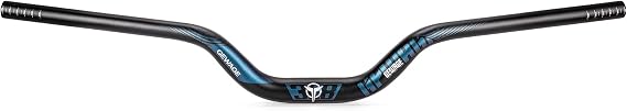 GEWAGE 780 mm Riser Handlebar — 6061 Aluminum, 31.8 mm Clamp, 12° Backsweep, 5 Rise Options (25/55/70/90/120 mm) — Wide, Lightweight MTB/Road/Hybrid Bar (blue print, 70mm Rise)